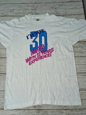 Vintage Fruit Of The Loom Single Stitch T Shirt Size XL